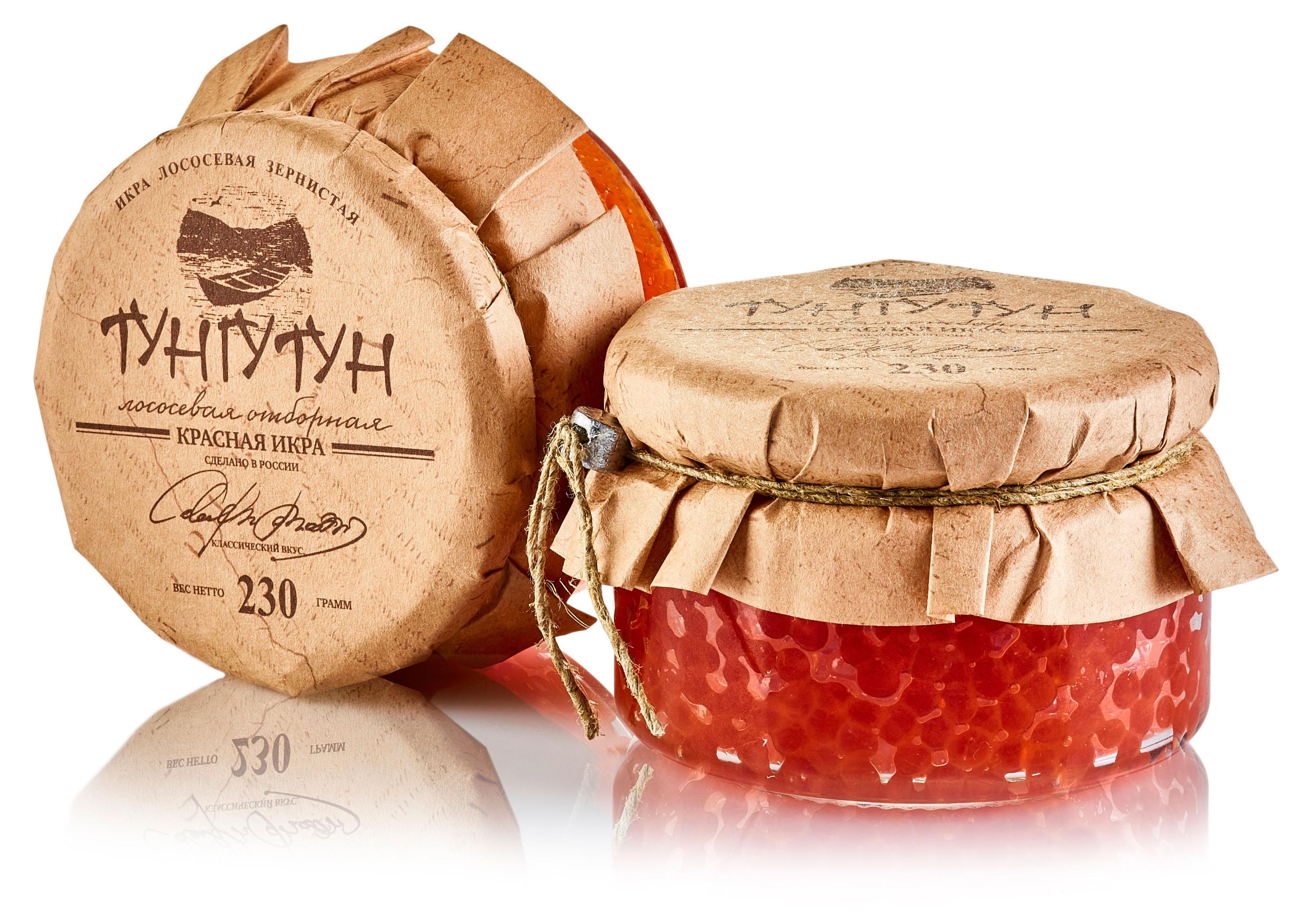 

Икра лососевая Тунгутун зернистая, 230 г