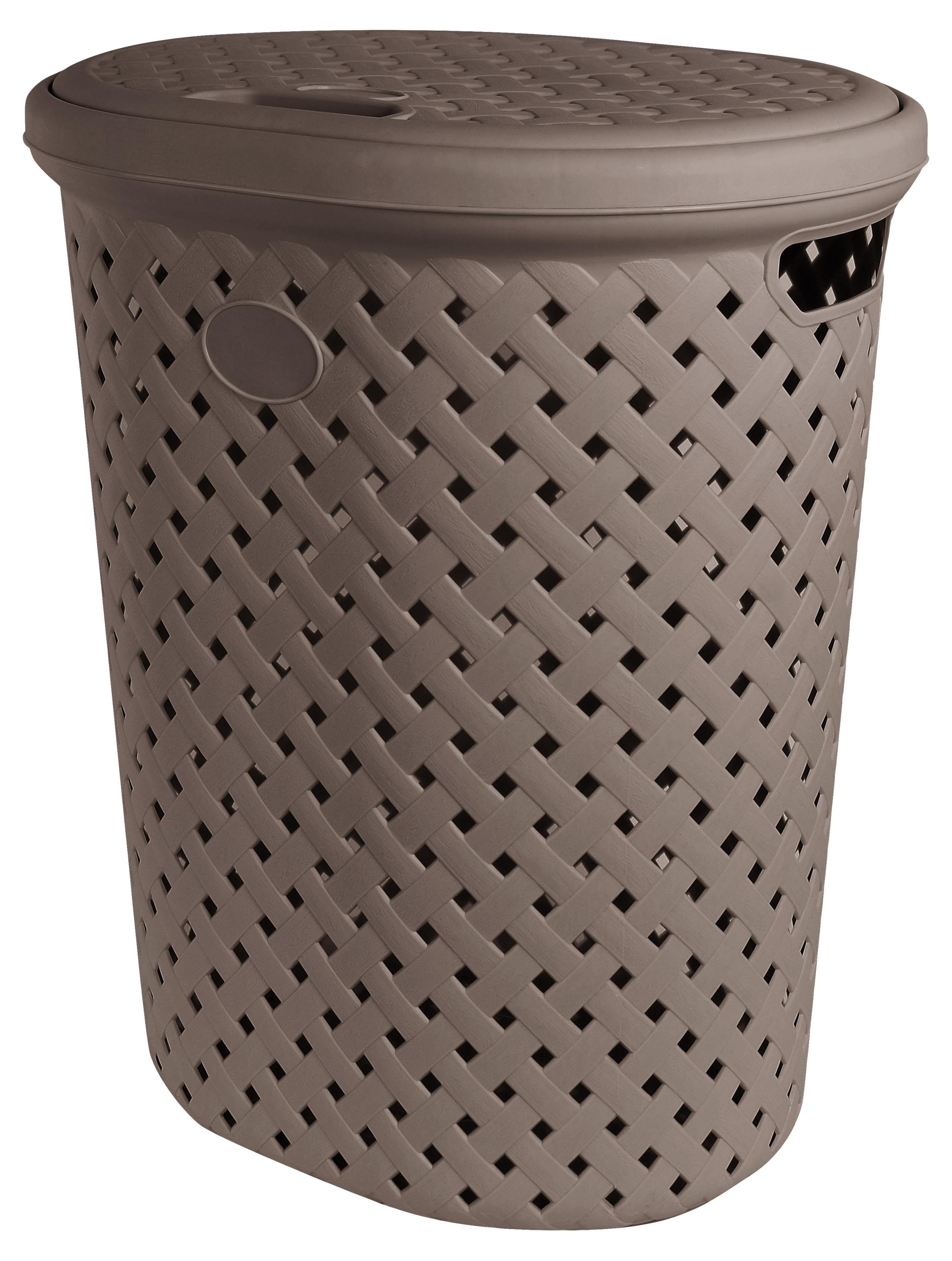 

Корзина для белья Plast Team Rattan шоколадный мокко, 415х330х510 мм, 42 л