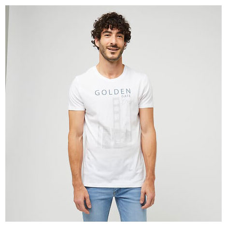 

Футболка мужская InExtenso с коротким рукавом белый