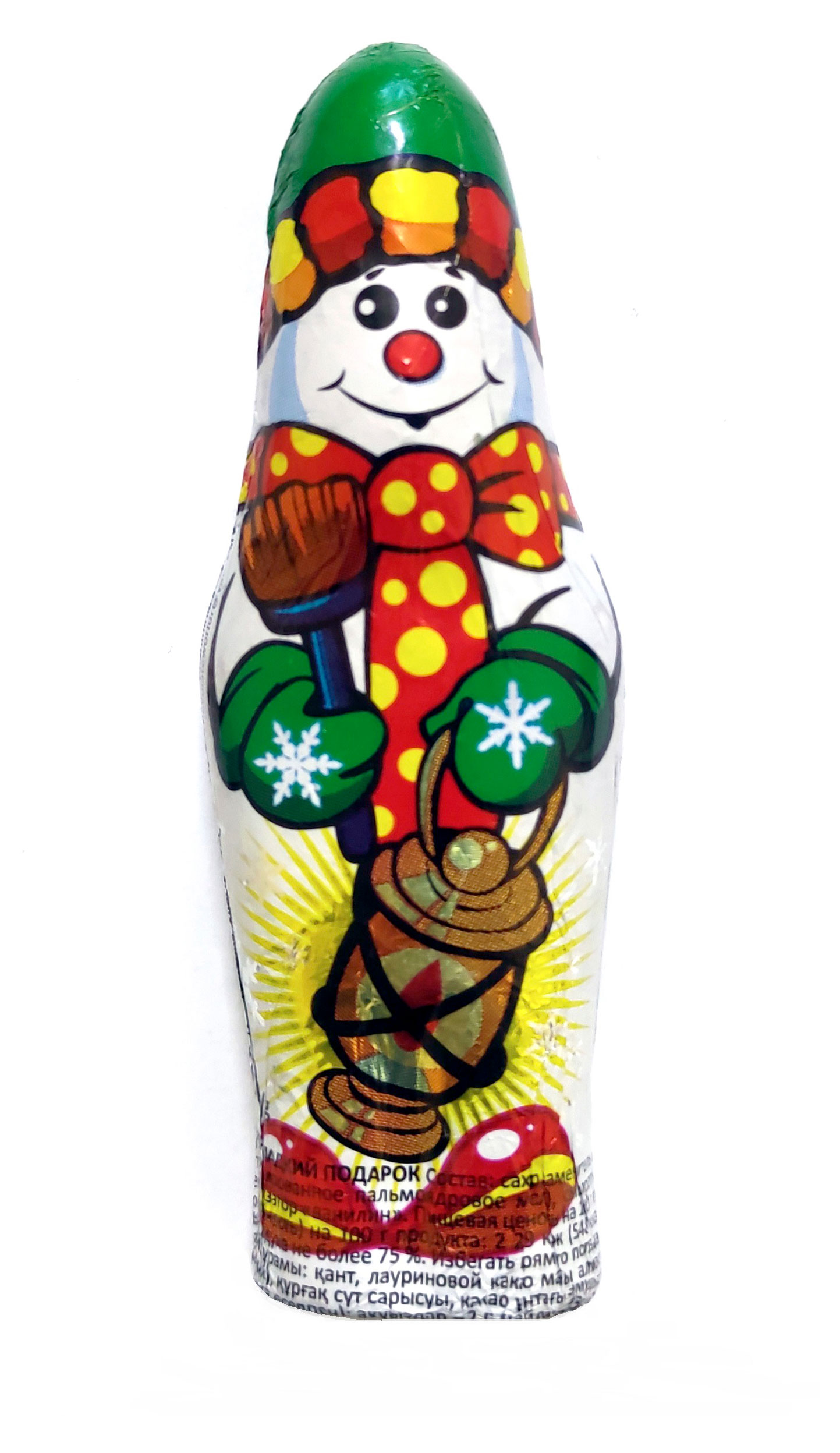 

Шоколад фигурный Шоколадный Мир Снеговик, 18 г