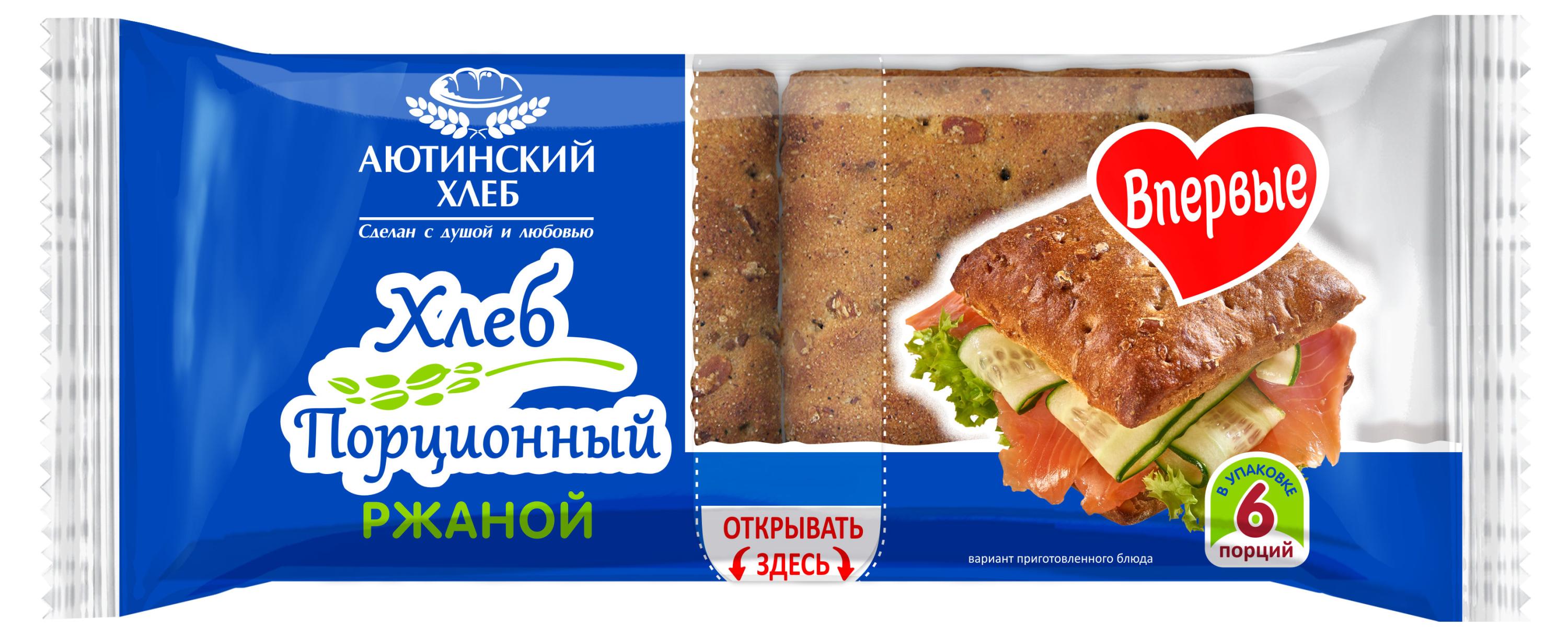 

Хлеб Аютинский Хлеб Порционный ржаной, 300 г