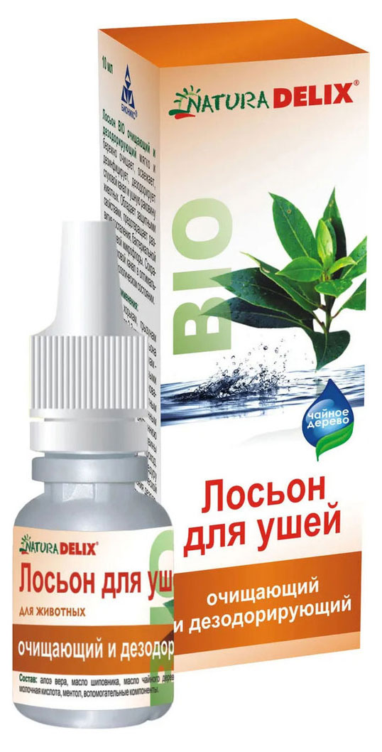 

Лосьон для ушей Natura Delix BIO, 10 мл
