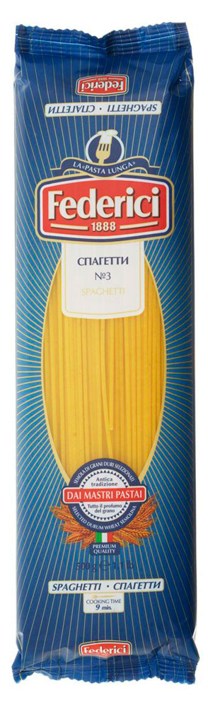 

Макаронные изделия Federici Spaghetti спагетти, 400 г