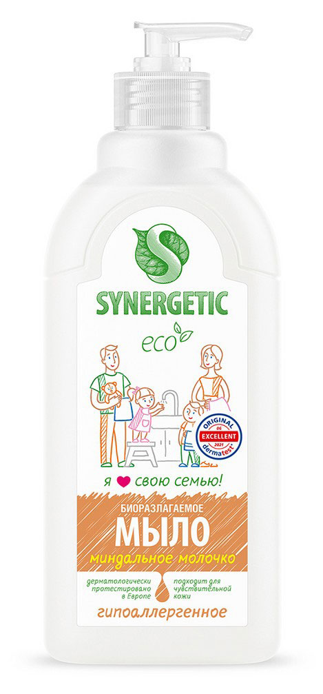 

Жидкое мыло Synergetic Миндальное молочко, 500 мл