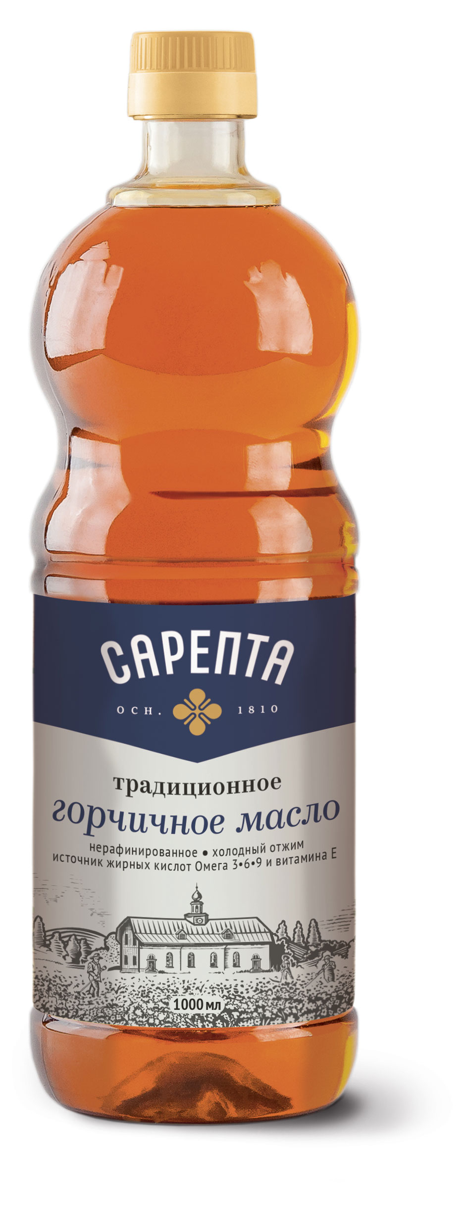 

Масло горчичное Сарепта нерафинированное коричневое, 1 л