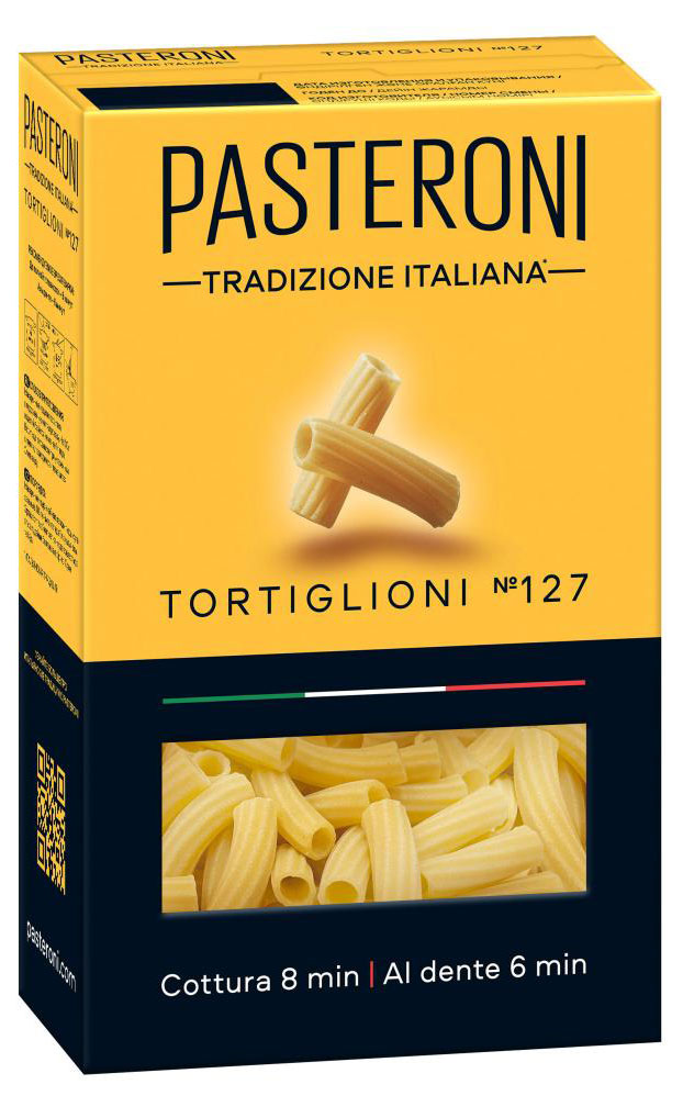 

Макаронные изделия Pasteroni Tortoglioni 127, 400 г