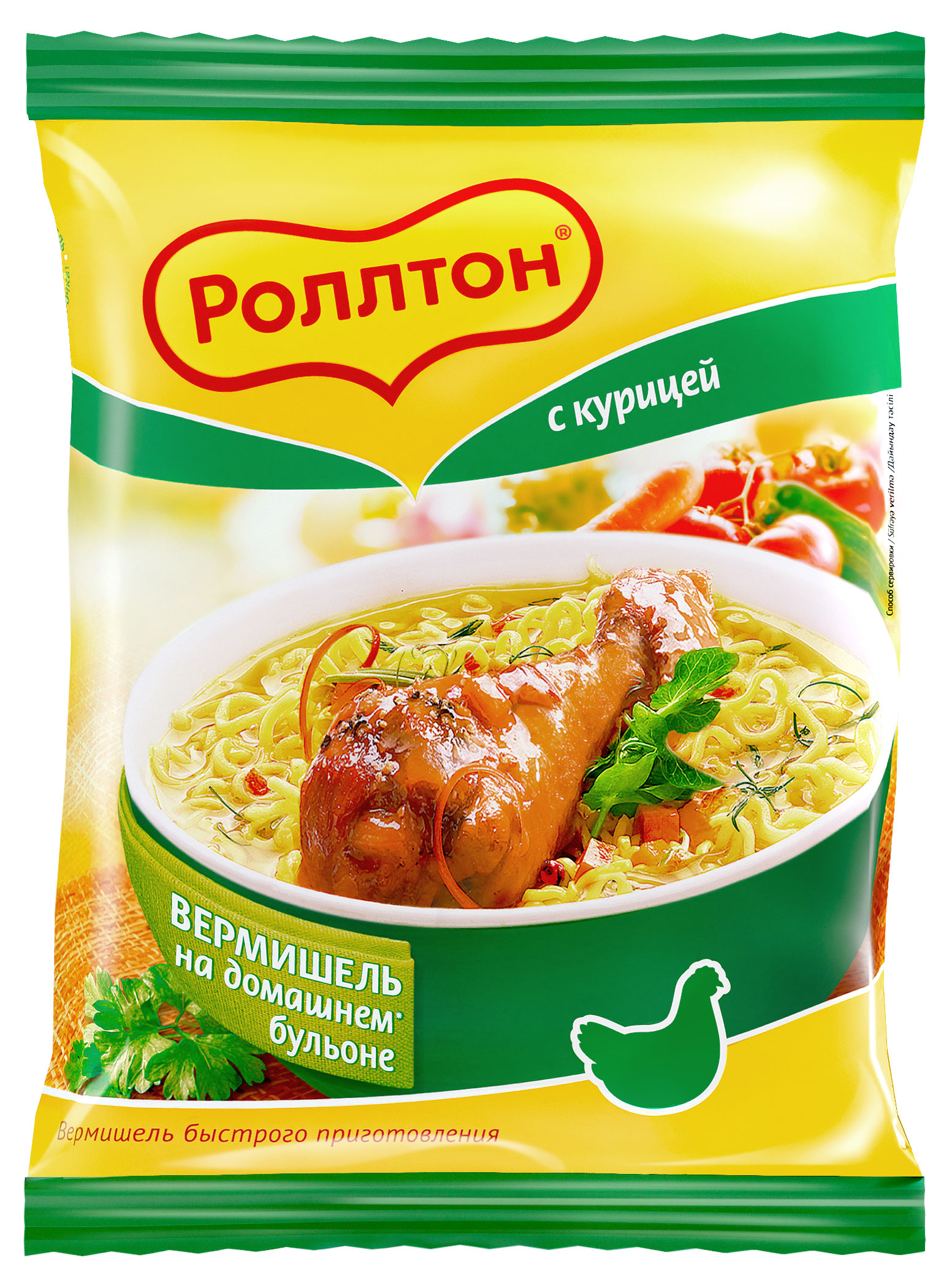 

Лапша быстрого приготовления Роллтон с курицей, 60 г