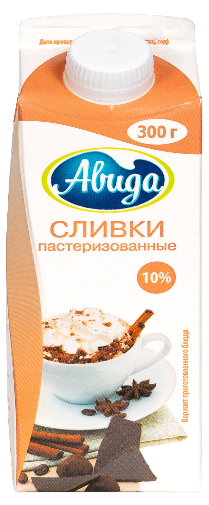 

Сливки Авида пастеризованные 10% БЗМЖ, 300 г