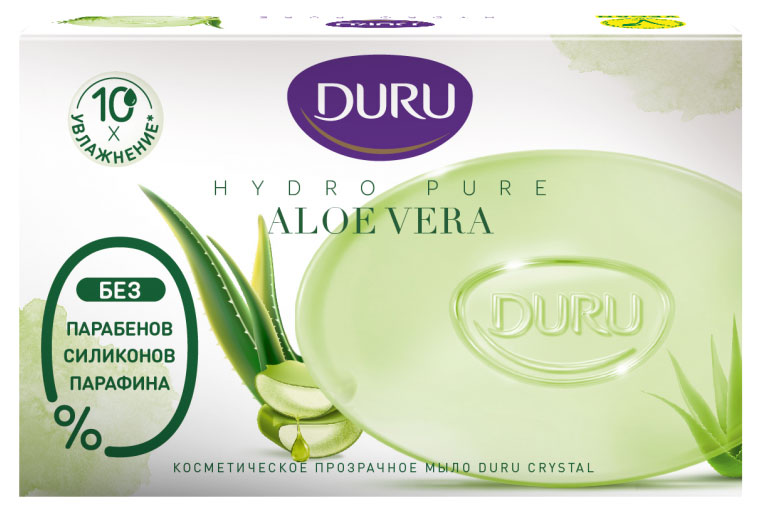 

Мыло твердое Duru Hydro Pure Aloe Vera алоэ вера, 106 г