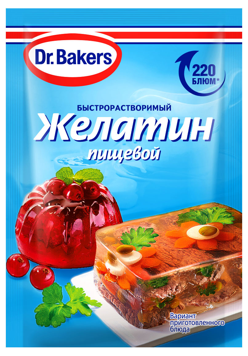 

Желатин пищевой Dr.Bakers, 10 г