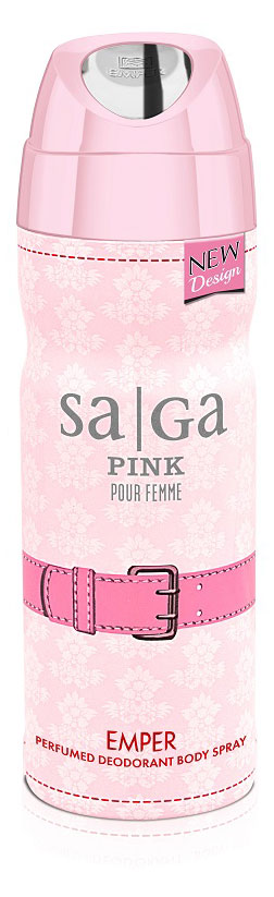 Изображение товара Дезодорант для женщин Emper Saga Pink 200 мл защитит вас от запаха