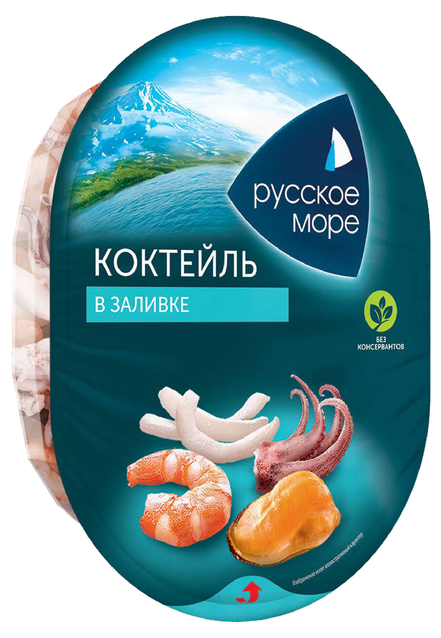 

Коктейль из морепродуктов Русское море Классик в заливке, 180 г