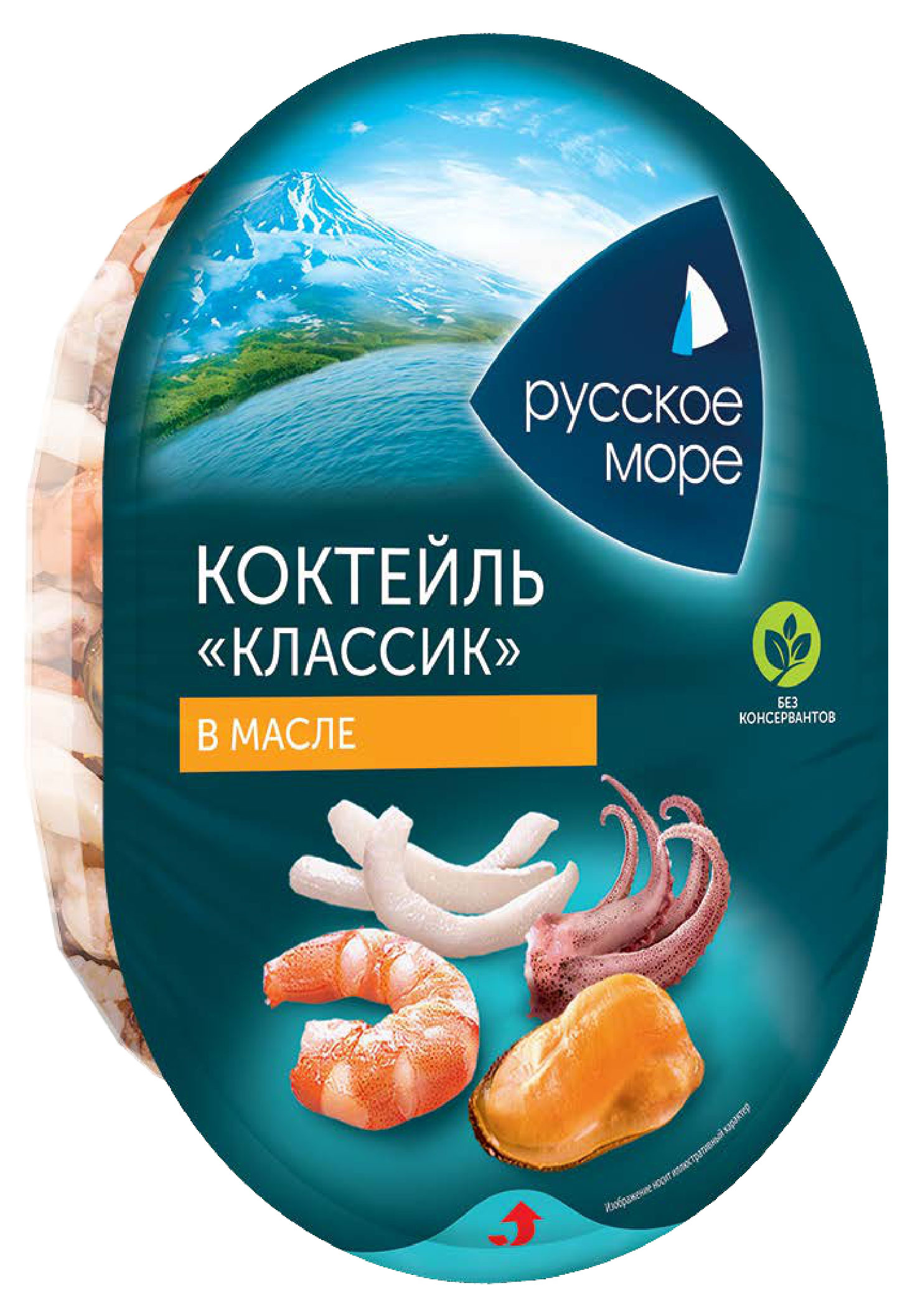 

Коктейль из морепродуктов Русское море Классик в растительном масле, 180 г