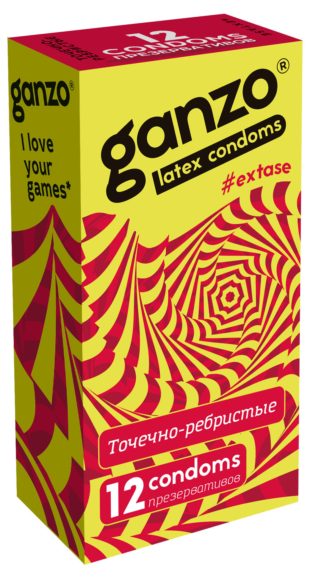 Изображение товара Презервативы Ganzo Extase Точечно-ребристые 12 шт высокое качество на Uk