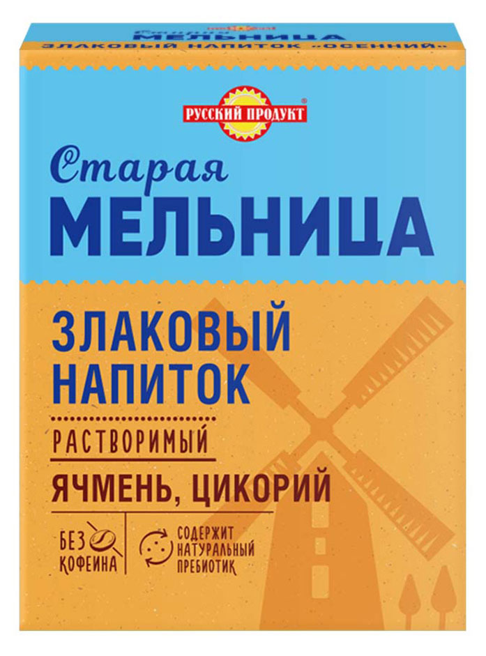 

Напиток злаковый ячменный Русский Продукт с цикорием, 100 г