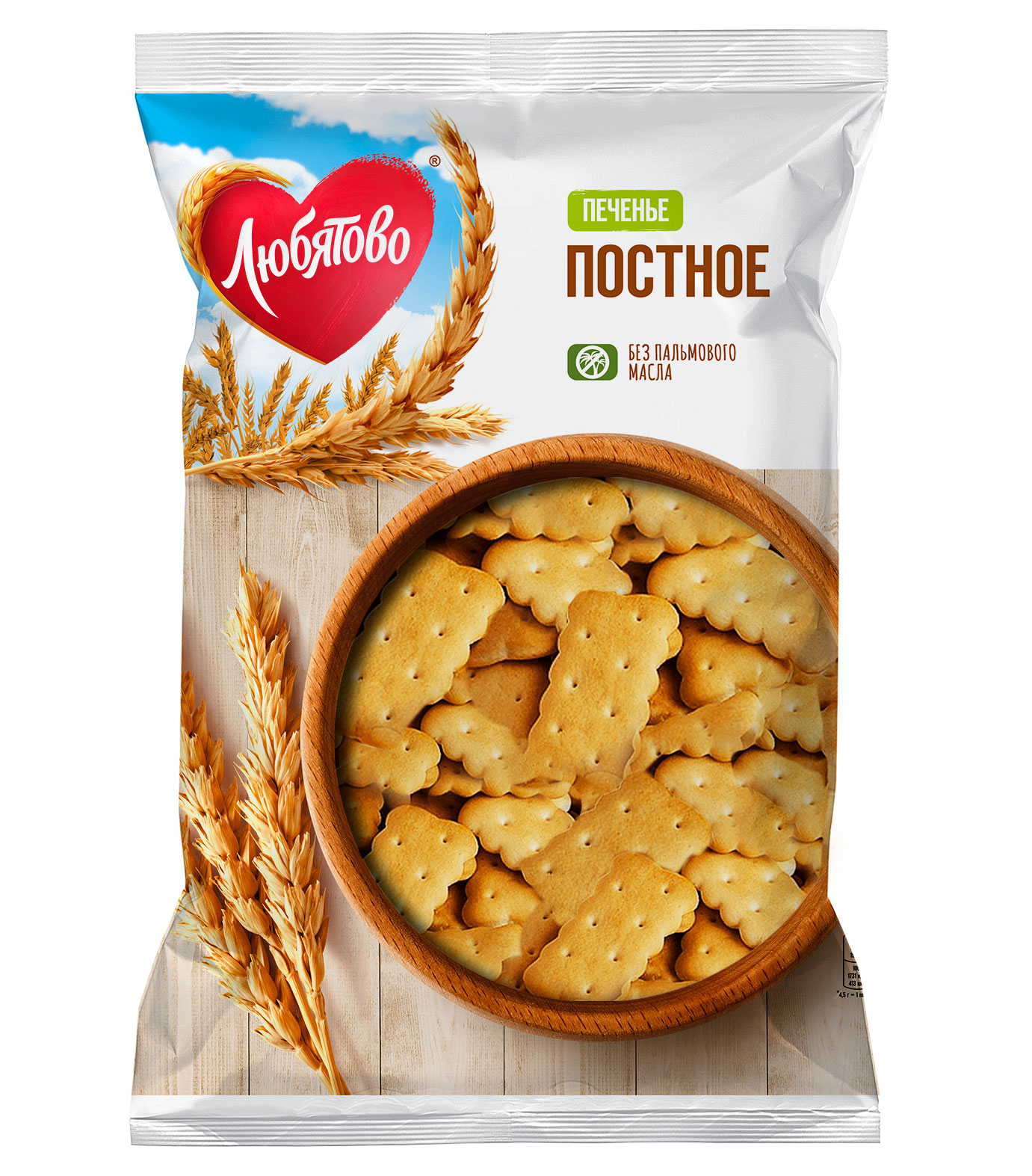 

Печенье Любятово Постное затяжное, 300 г