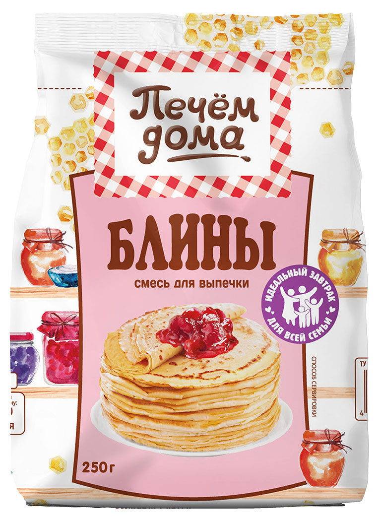 

Смесь для выпечки Печем Дома блины, 250 г