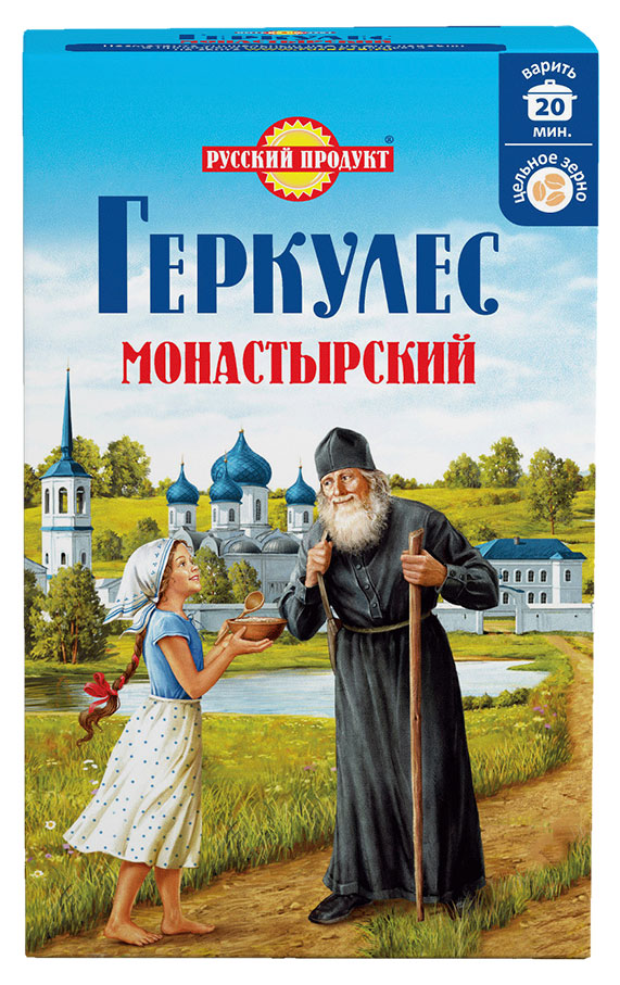 

Хлопья овсяные Геркулес Монастырский, 500 г