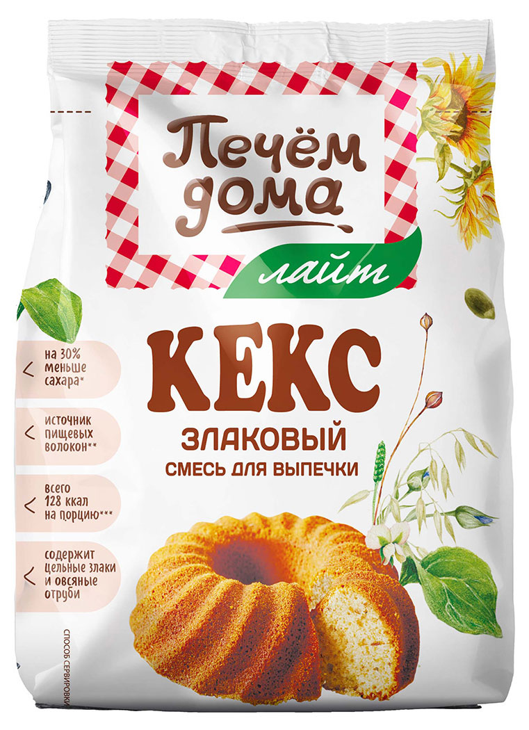 

Смесь для выпечки Печем Дома Кекс злаковый, 300 г