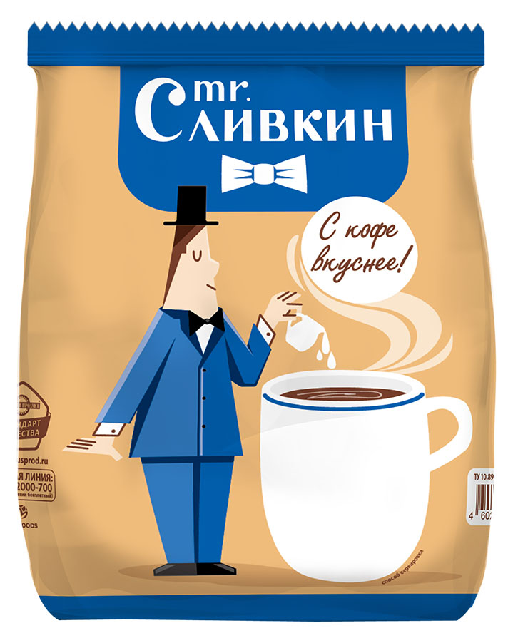

Заменитель сухих сливок Mr. Сливкин, 200 г