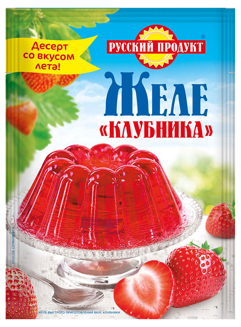 

Желе Русский Продукт клубника, 50 г
