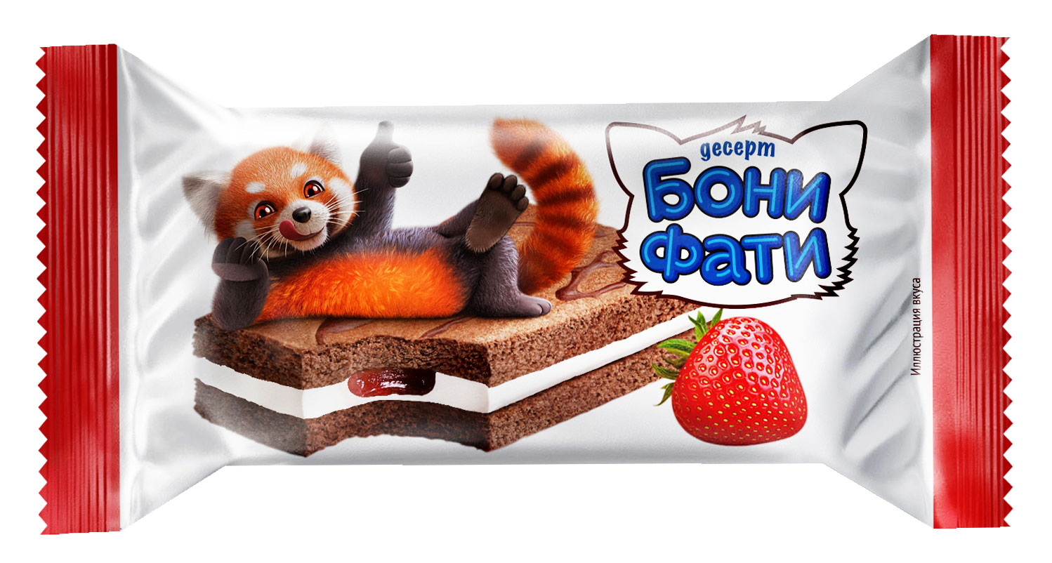 

Десерт АККОНД Бонифати клубника, вес