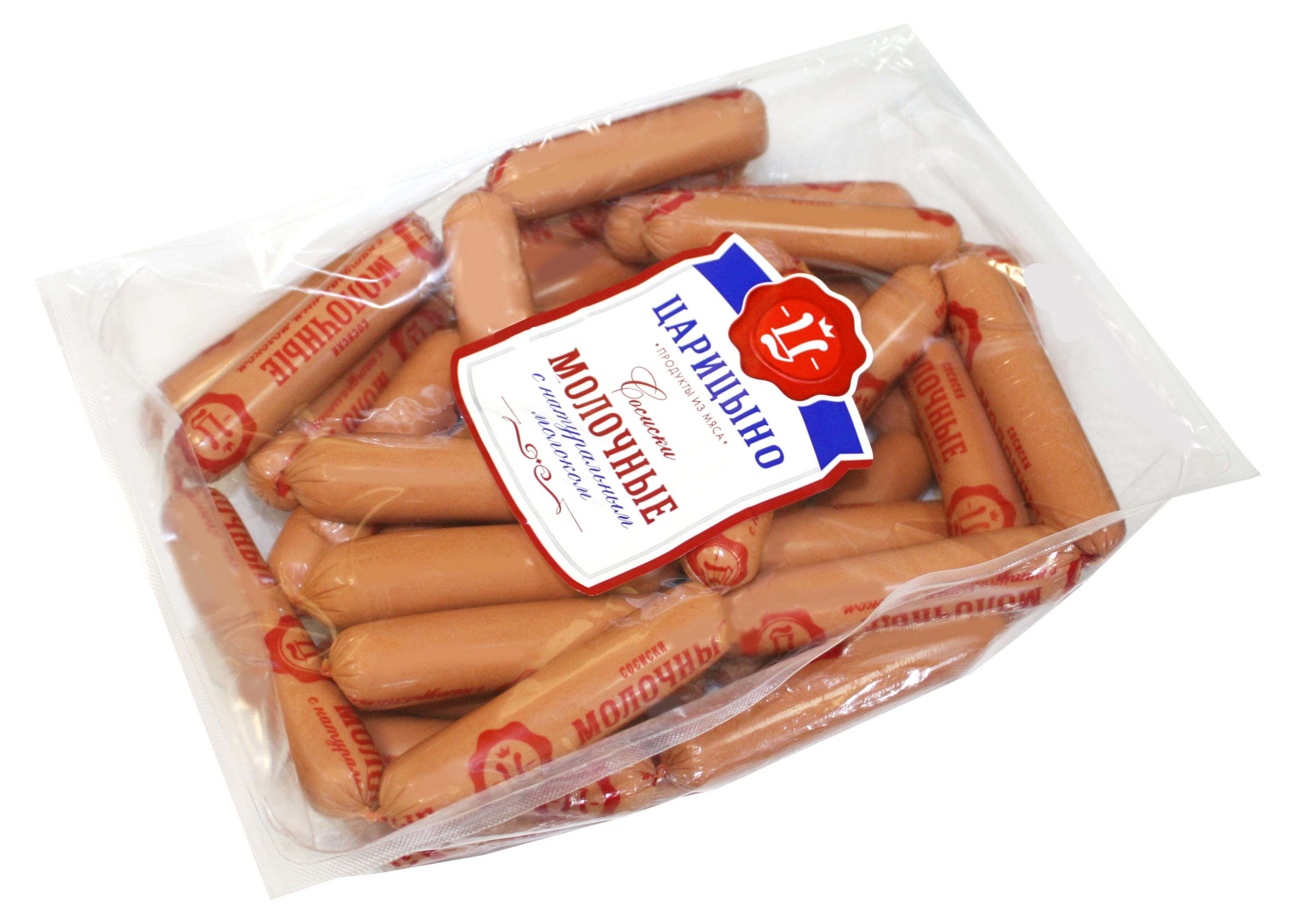

Сосиски Царицыно Молочные с Натуральным молоком, ~ 2,2 кг