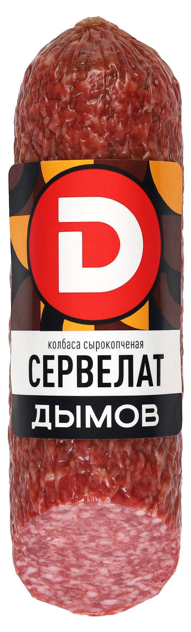 

Колбаса сырокопченая ДЫМОВ Сервелат, 230 г
