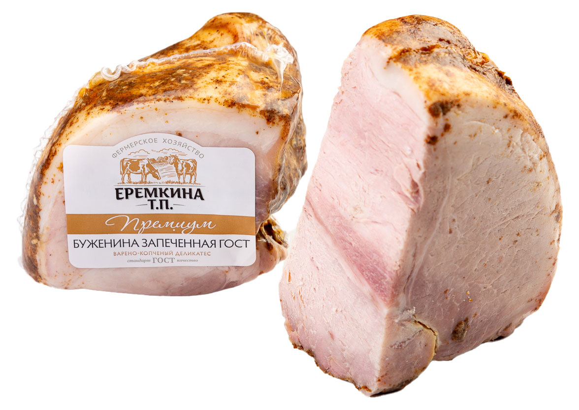 

Буженина КФХ Еремино поле запеченная, вес