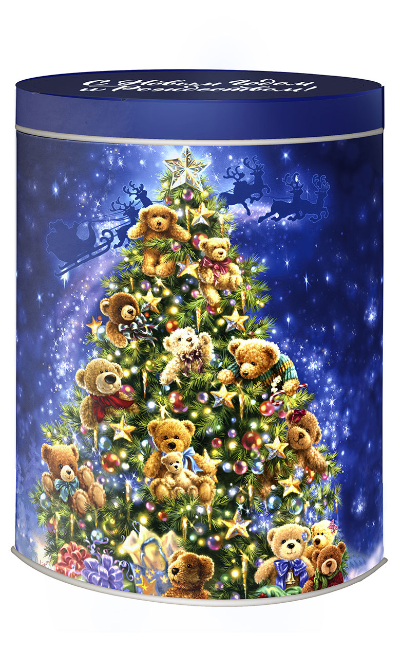 

Чай черный Росчайпром Зимнее настроение - Новогодняя елка листовой, 50 г