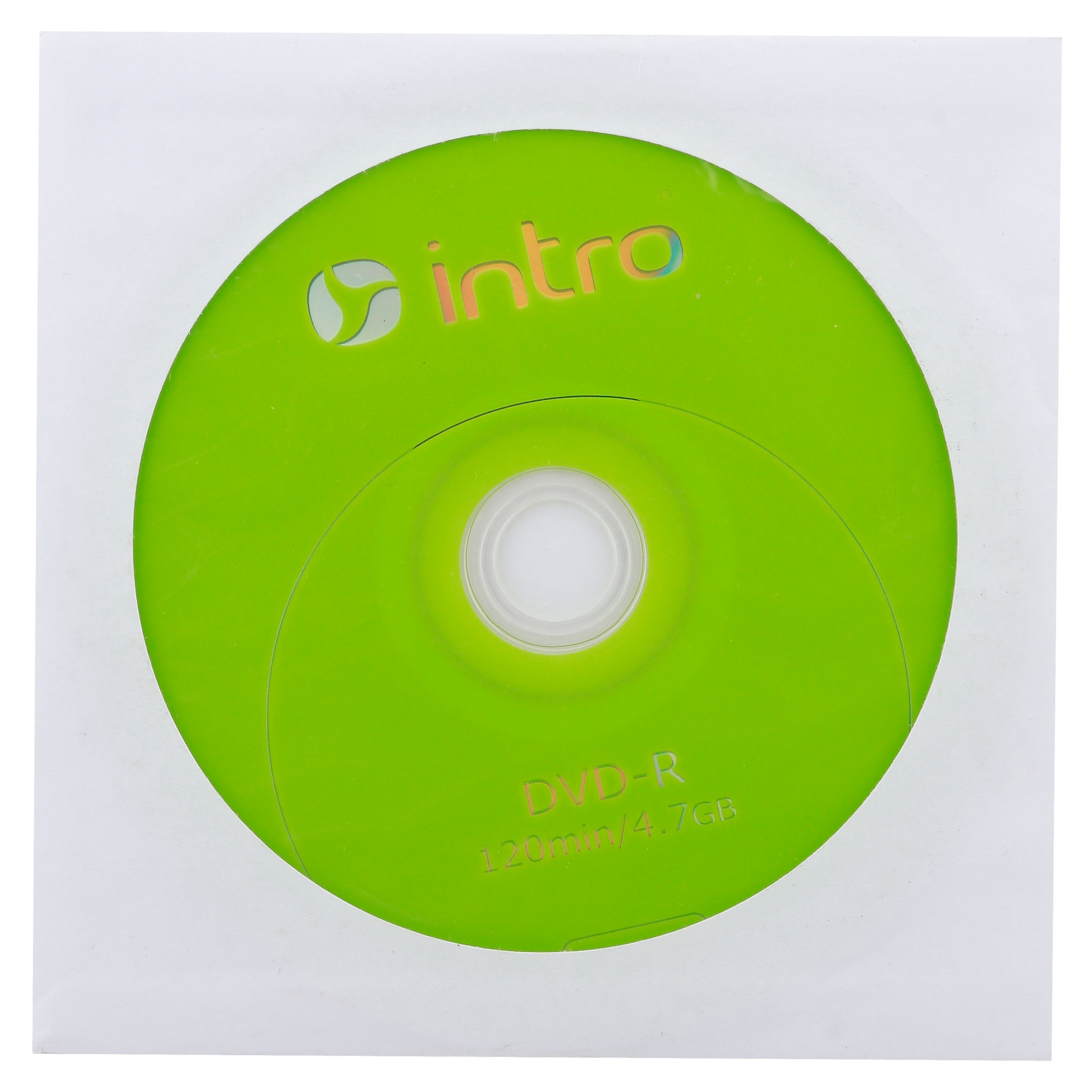 

Диск DVD-R Intro 4,7GB, 1 шт