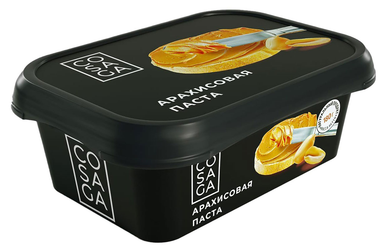 

Паста арахисовая Cosaga охлажденная, 180 г