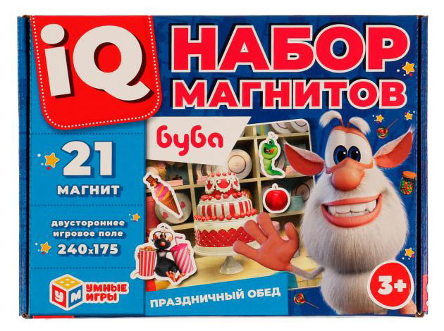 

Набор магнитов Умные игры IQ, 250х185х25 мм
