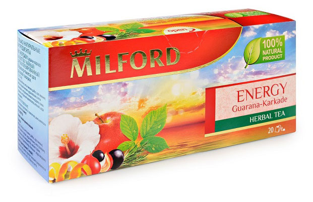 

Чайный напиток Milford Energi в пакетиках, 20х2 г