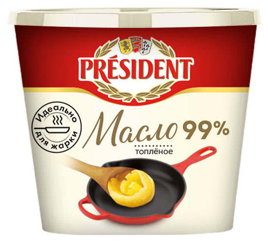 

Масло топленое President 99%, 200 г