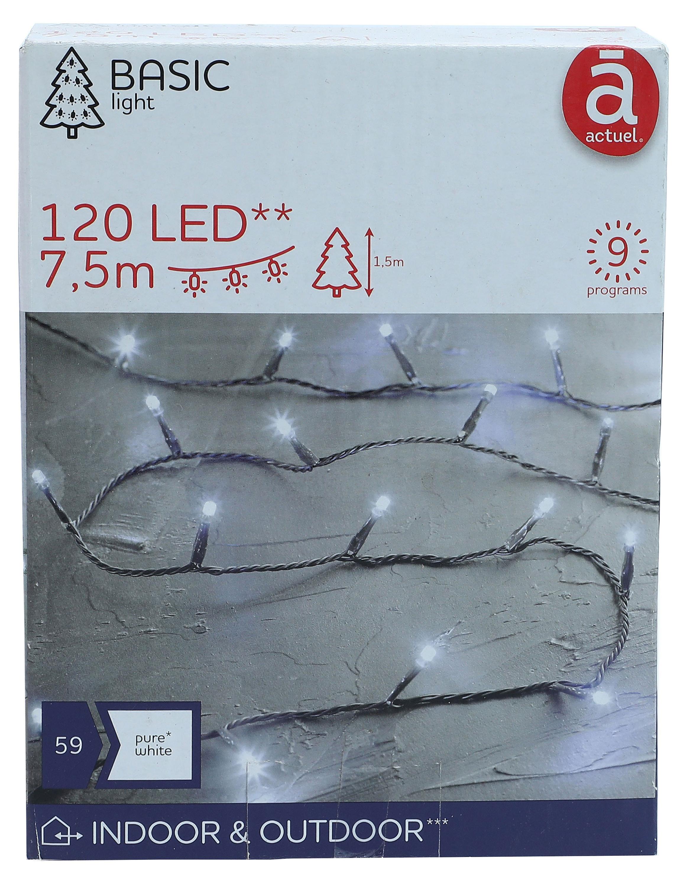 

Электрогирлянда Actuel 120 LED, 7,5 м