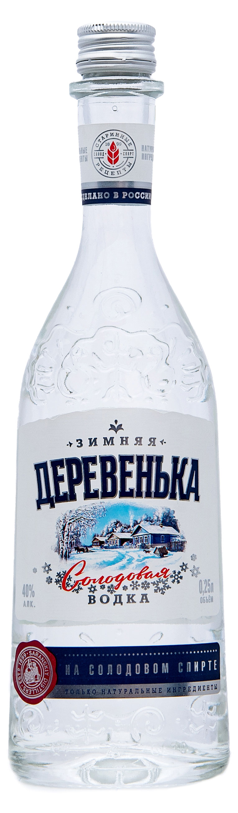 

Водка Зимняя Деревенька Россия, 0,25 л