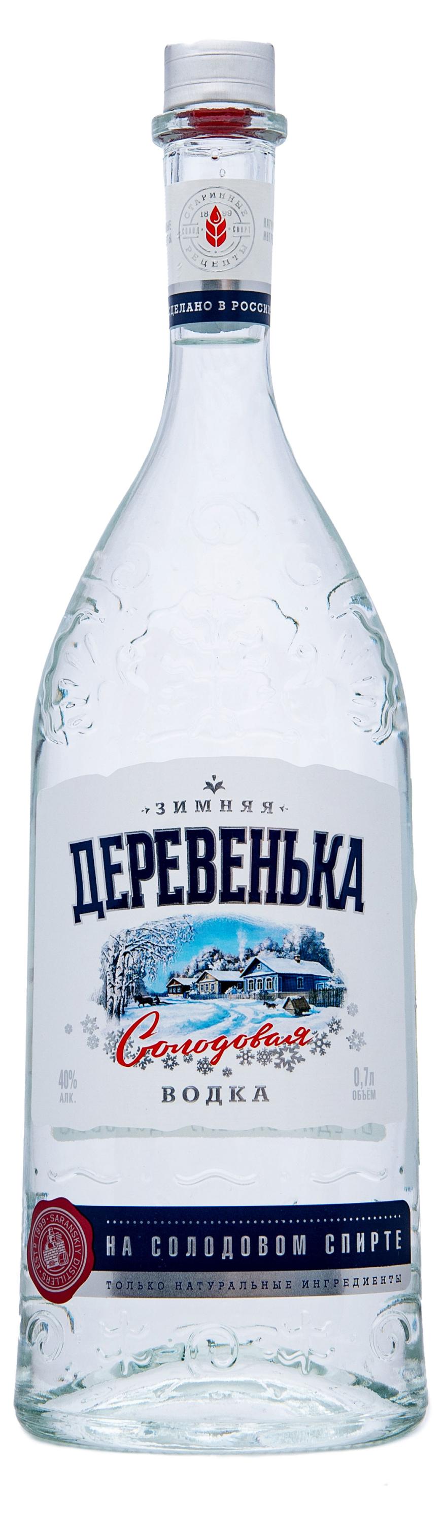 

Водка Зимняя деревенька Россия, 0,7 л