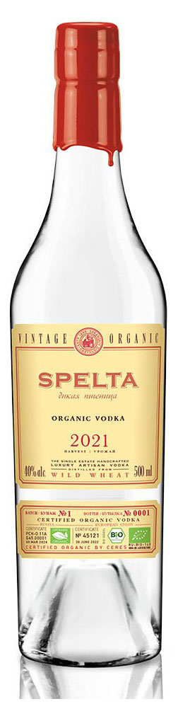 Изображение товара Водка Spelta 0,5 л – органическая водка из спельты