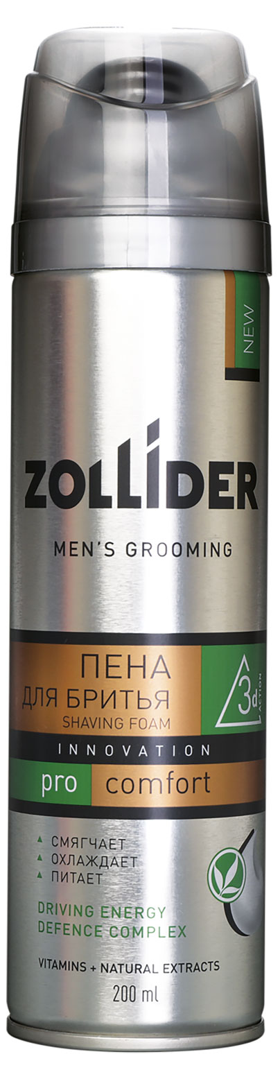 

Пена для бритья Zollider Pro Comfort охлаждающая, 200 мл
