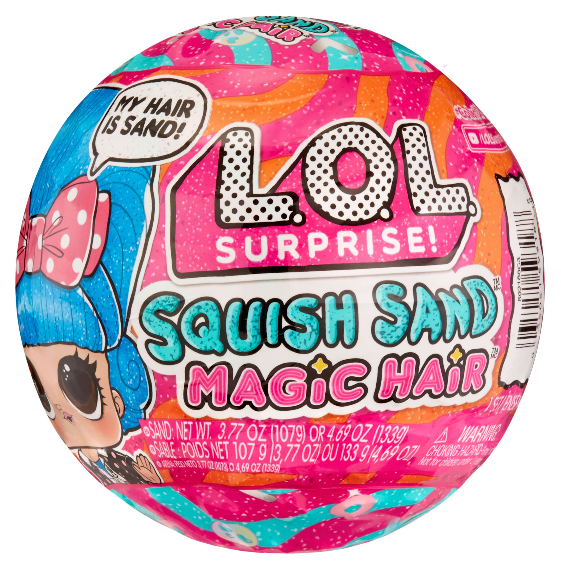 

Кукла в шаре L.O.L Surprise! Squish Magic Hair с аксессуарами