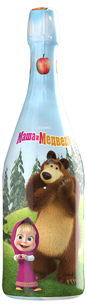 

Напиток безалкогольный Маша и Медведь Яблочный, 750 мл