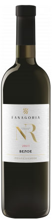 

Вино Fanagoria NR белое полусладкое Россия, 0,75 л