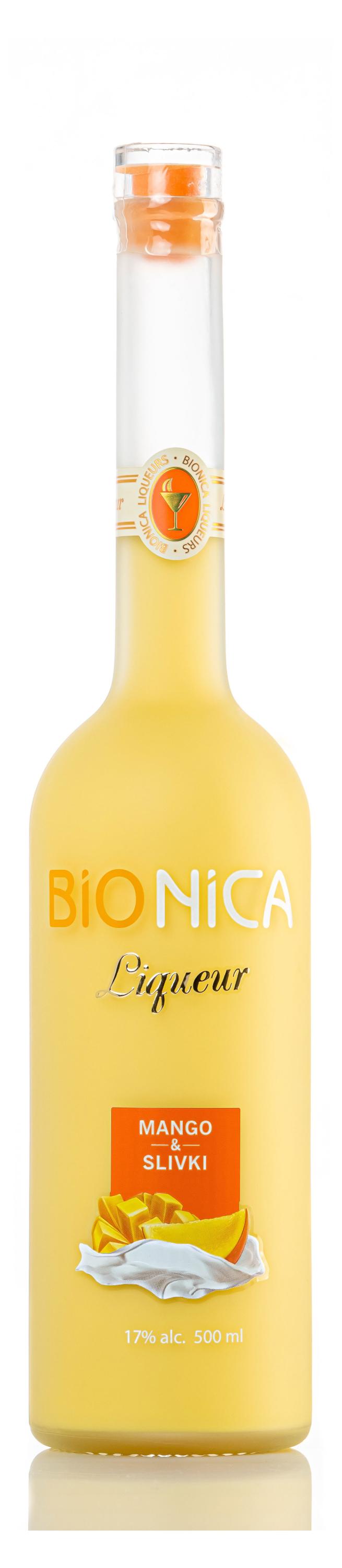 

Ликер Bionica Mango & Slivki манго-сливки 17%, 0,5 л