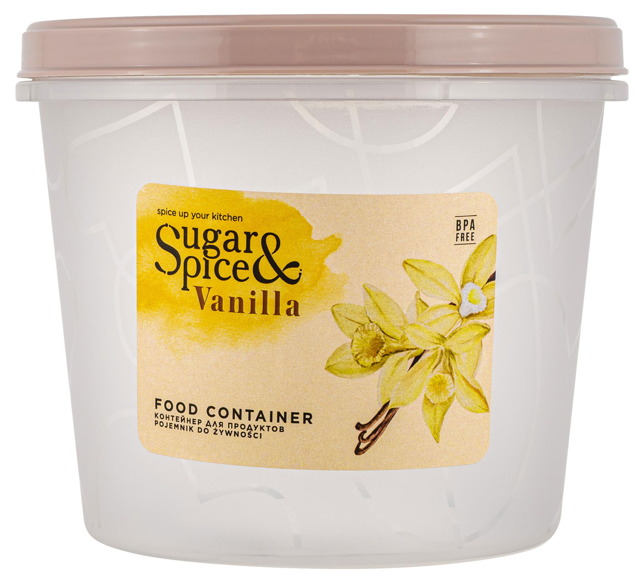 

Банка для продуктов Sugar&Spice Vanilla с завинчивающейся крышкой латте, 0,7 л