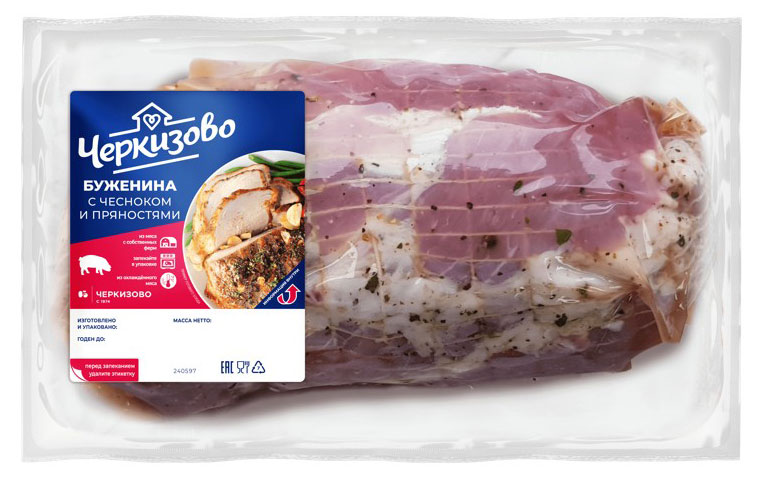 

Буженина Черкизово с чесноком и пряностями охлажденная, вес