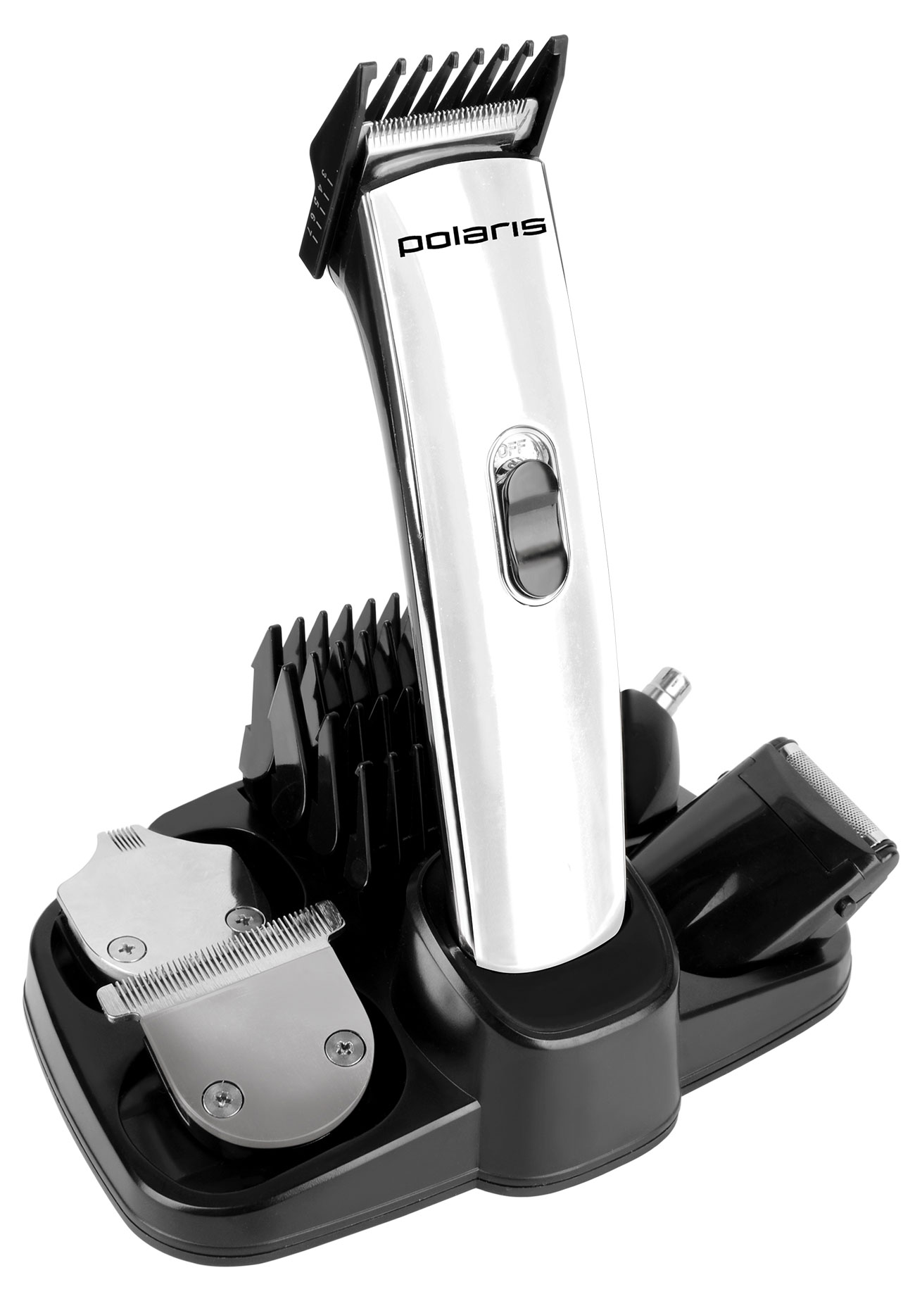 

Машинка для стрижки волос Polaris PHC2302RC серебристо-черная