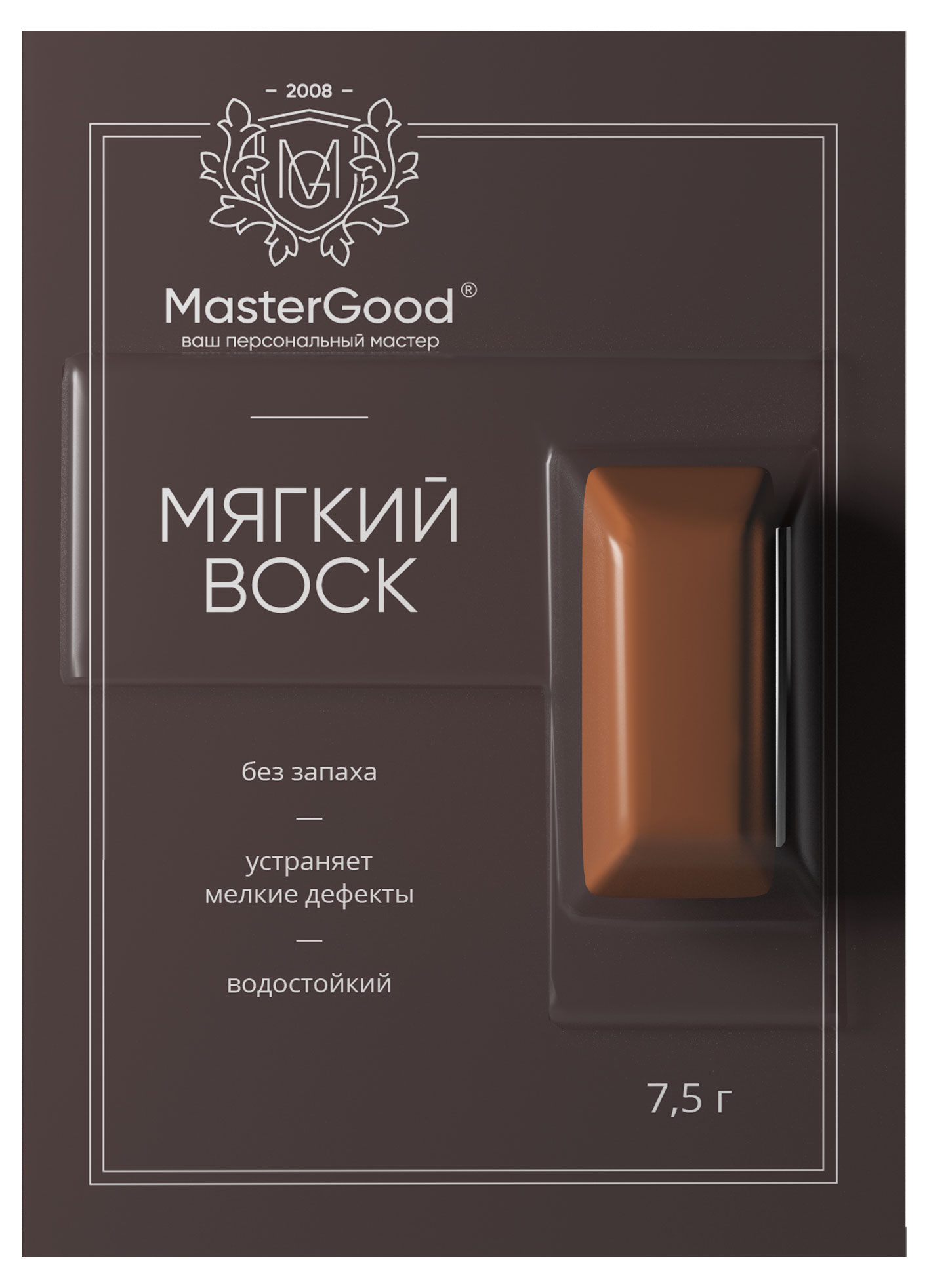 

Мягкий воск Master Good для реставрации деревянных ламинированных пластиковых поверхностей Светлый орех 55