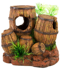 

Грот для аквариума HOMEFISH Бочонки, 11 х 9,5 х 10 см
