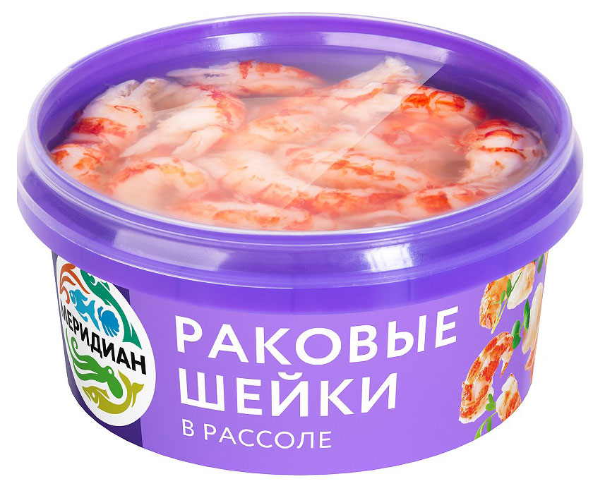 

Раковые шейки Меридиан в рассоле, 180 г